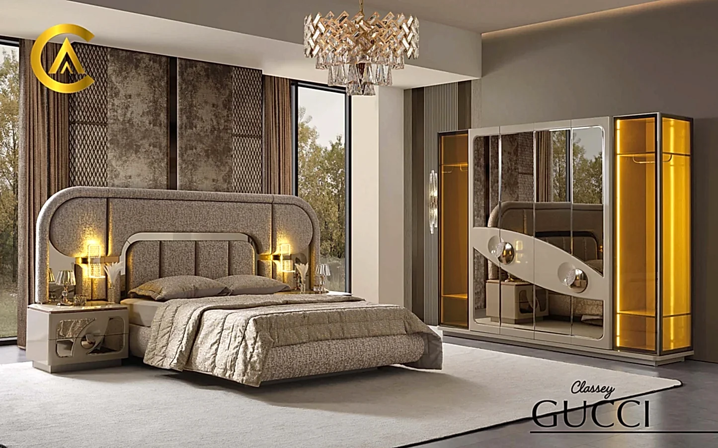 Classey #RVST25 - Gucci Yatak Odası Takımı