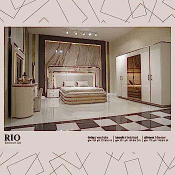 Classey #DSL - Rio Yatak Odası Takımı