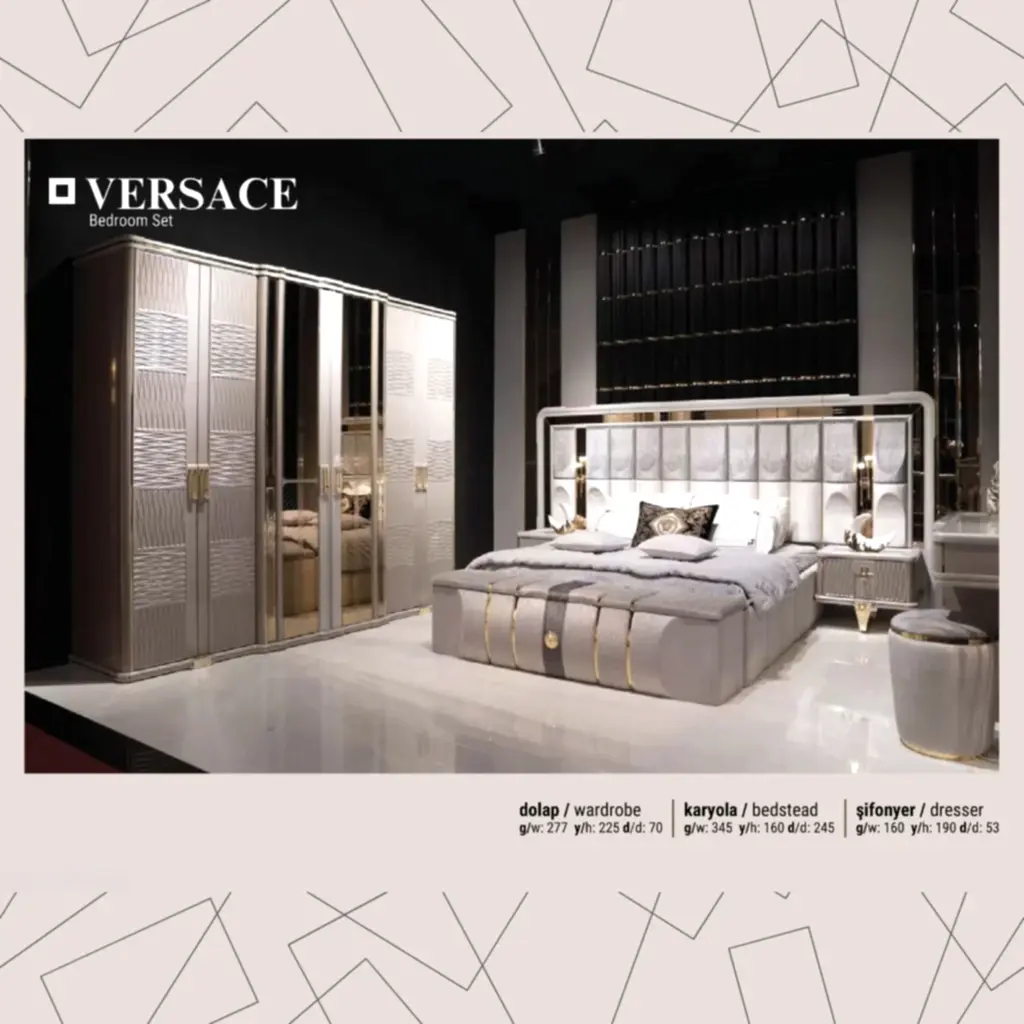 Classey #DSL - Versace Yatak Odası Takımı