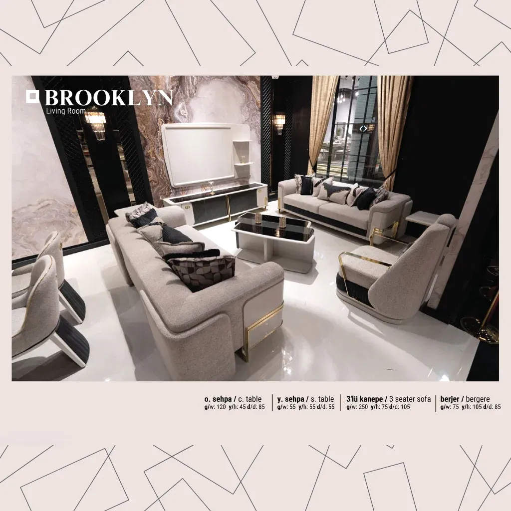 Classey #DSL - BrookLyn Oturma Odası Takımı